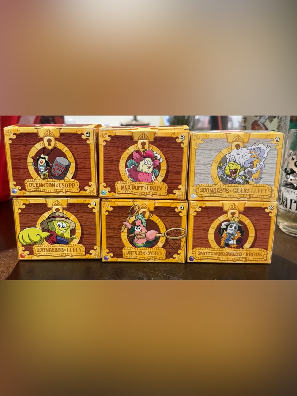 SpongeBob x One Piece Collaboration Figures lot of 6